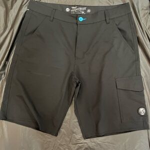 Vans Dark Black Cargo Shorts for Men